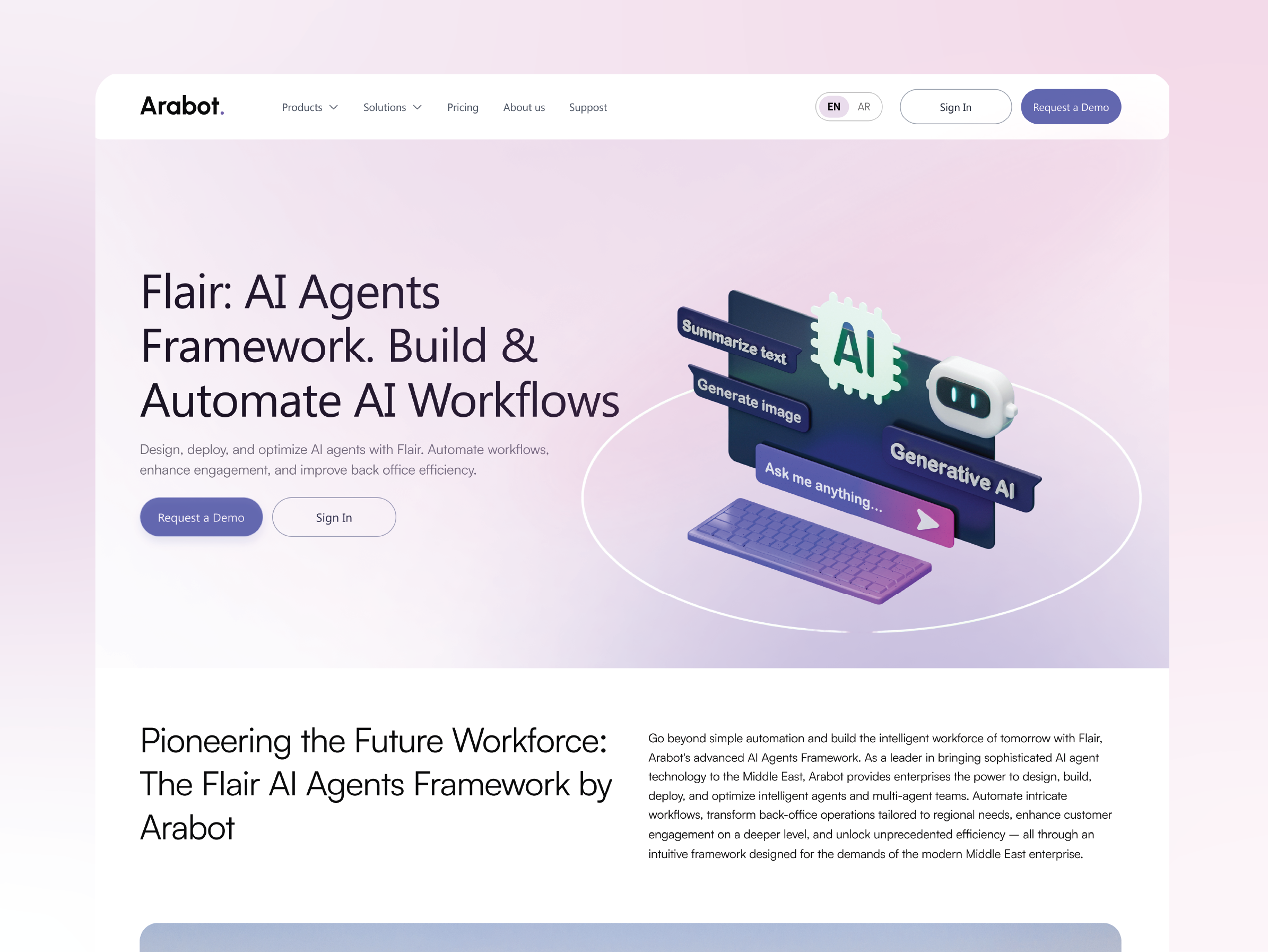 Arabot – Live Chat Software & Ticketing System