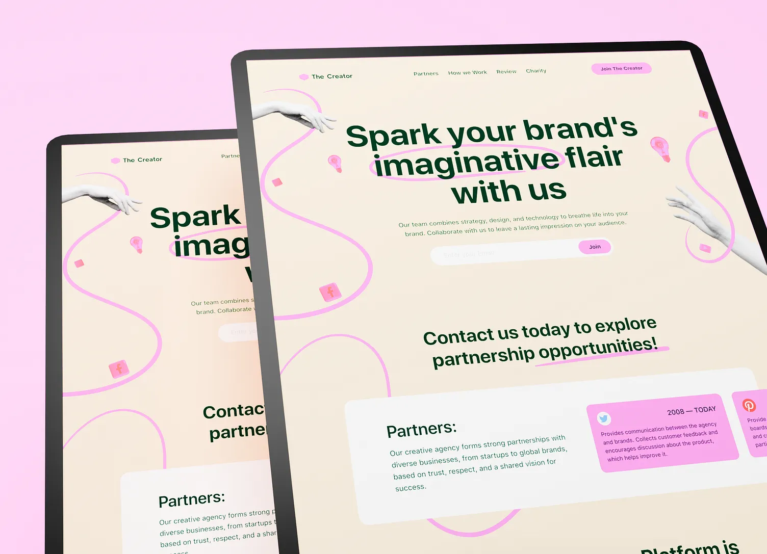 The Creator – Creative Agency Website
