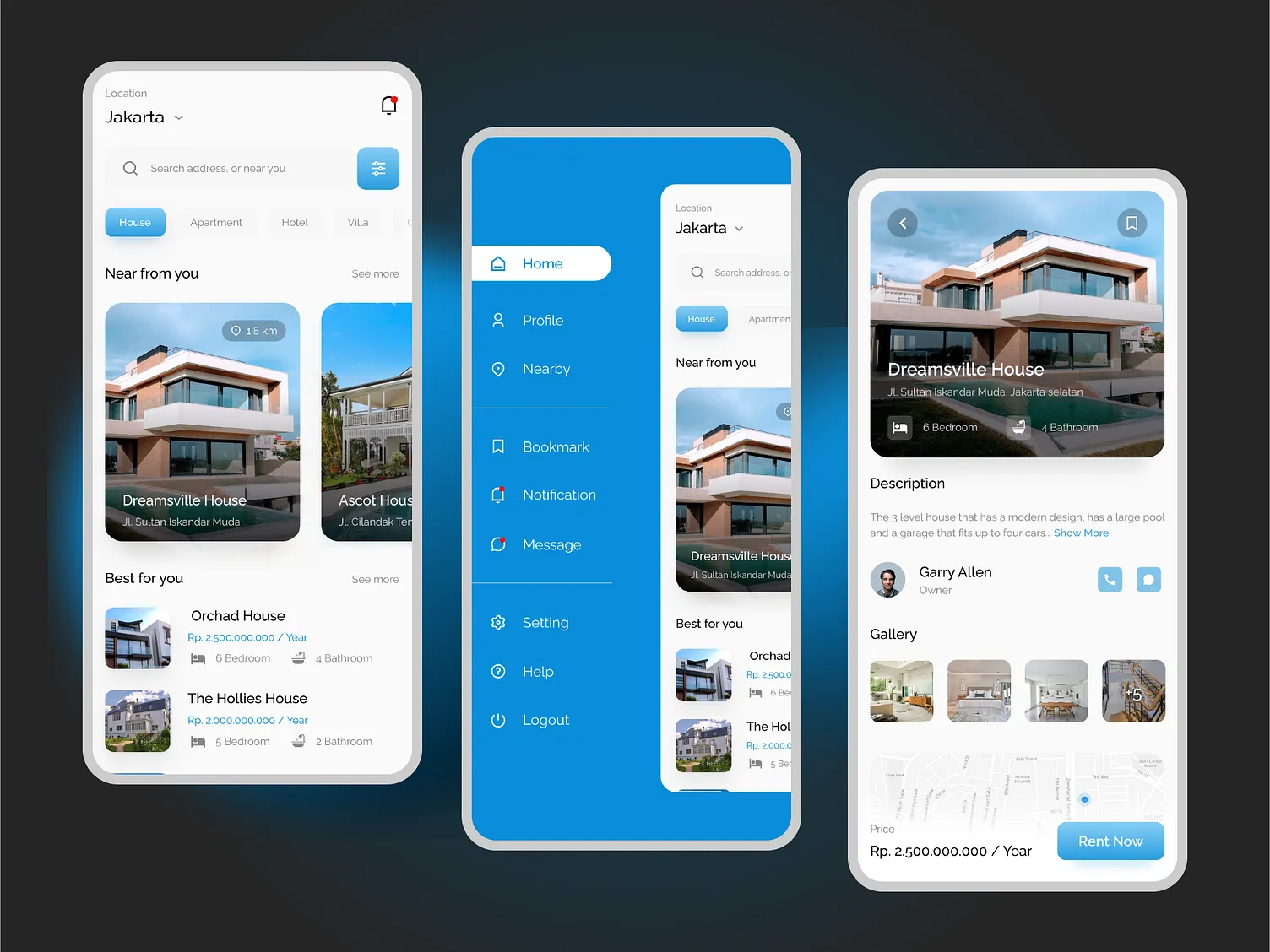 Dreamsville – Real Estate App