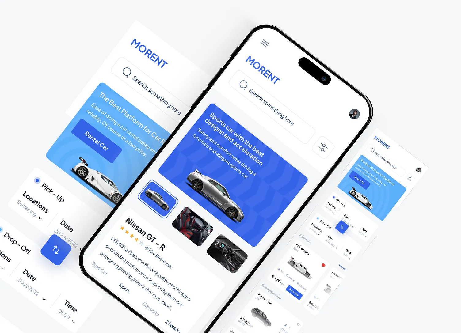 Morent – Car Rental App